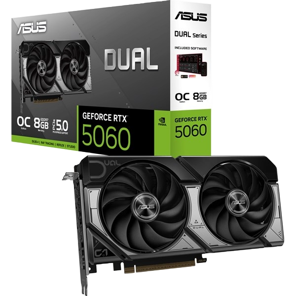 ASUS GeForce RTX 5060 Dual OC 8GB GDDR7 Graphics Card